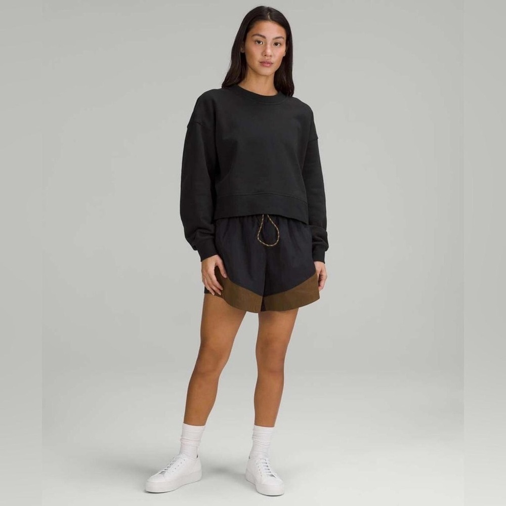 Lululemon perfectly cropped oversized crew